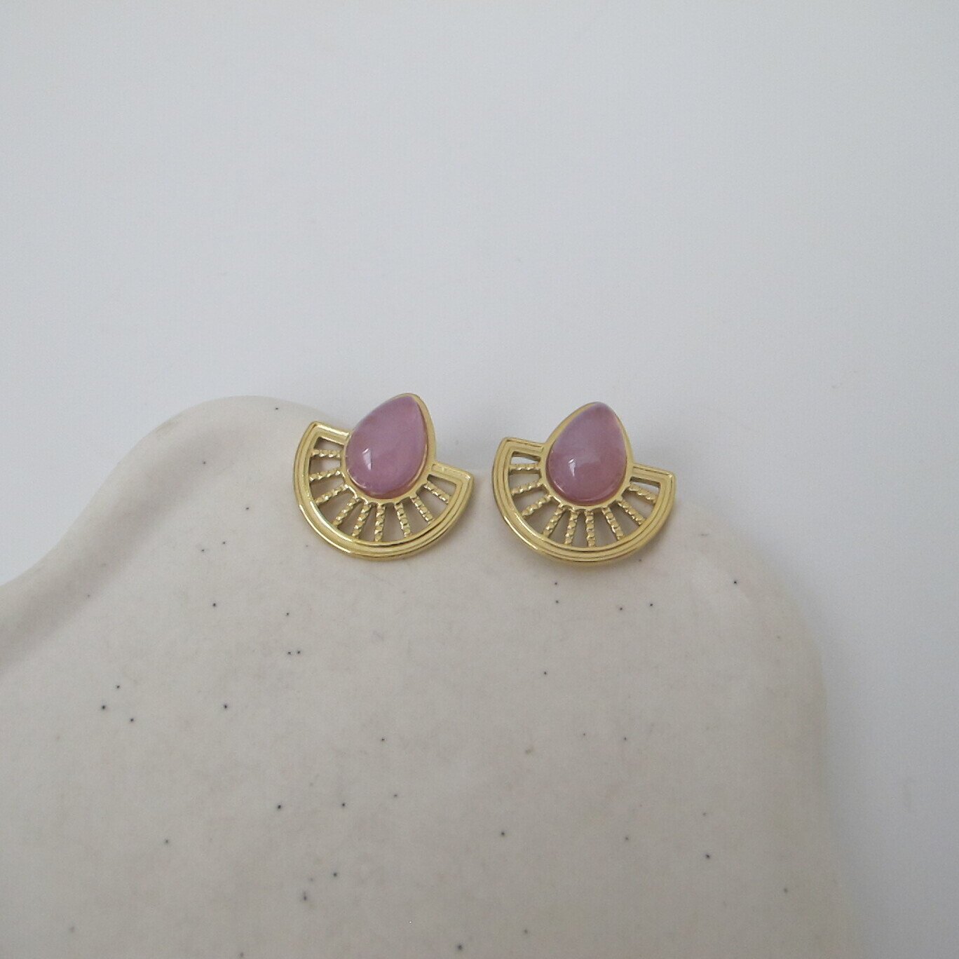 Ατσάλινα Σκουλαρίκια Sunray