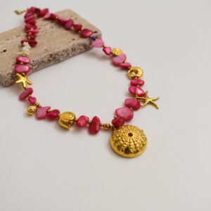 Fuchsia Urchin Κολιέ