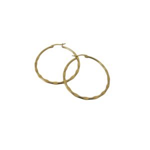 Ocean Ripple Hoops Σκουλαρίκια