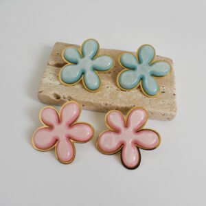 Vintage Flower Σκουλαρίκια