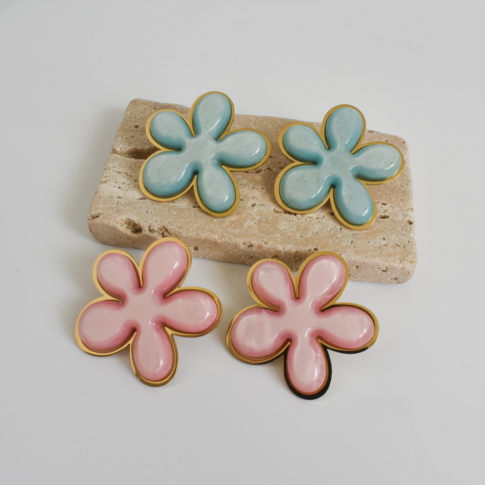 Vintage Flower Σκουλαρίκια