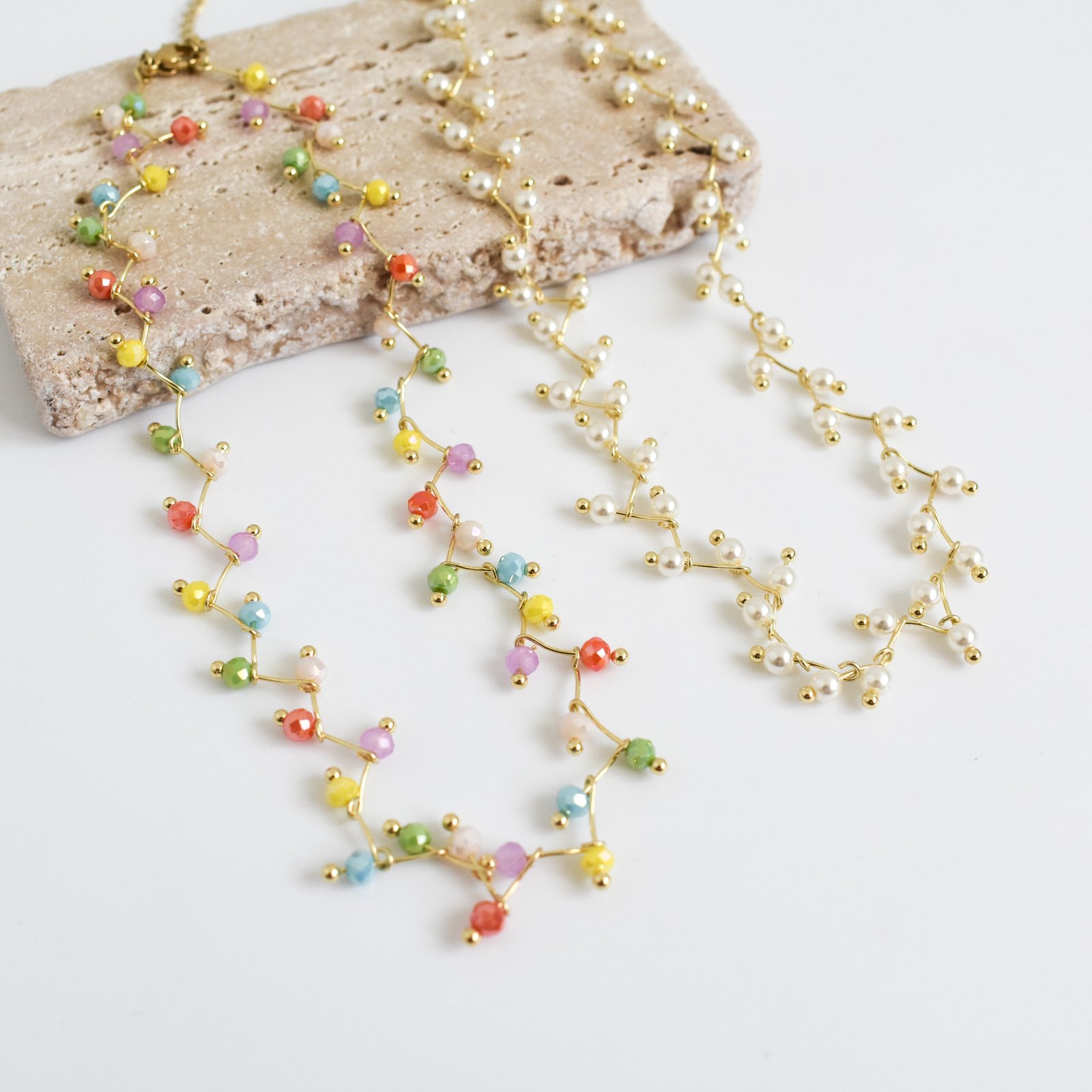 Ziggy Beads Choker Κολιέ