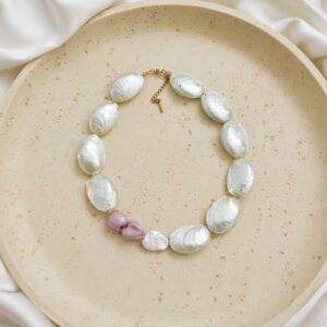 Aqua Mint Pearl Κολιέ