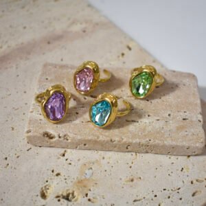 Crystal Organic Δαχτυλίδι