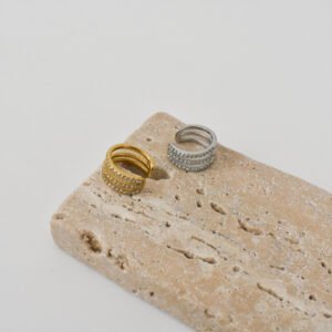 Triple Pave Cuff