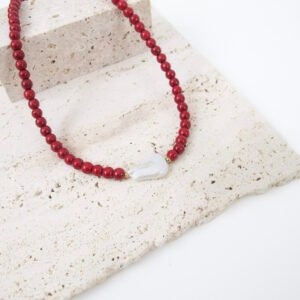 Red Passion Pearl Κολιέ