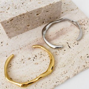 Organic Wave Cuff Βραχιόλι