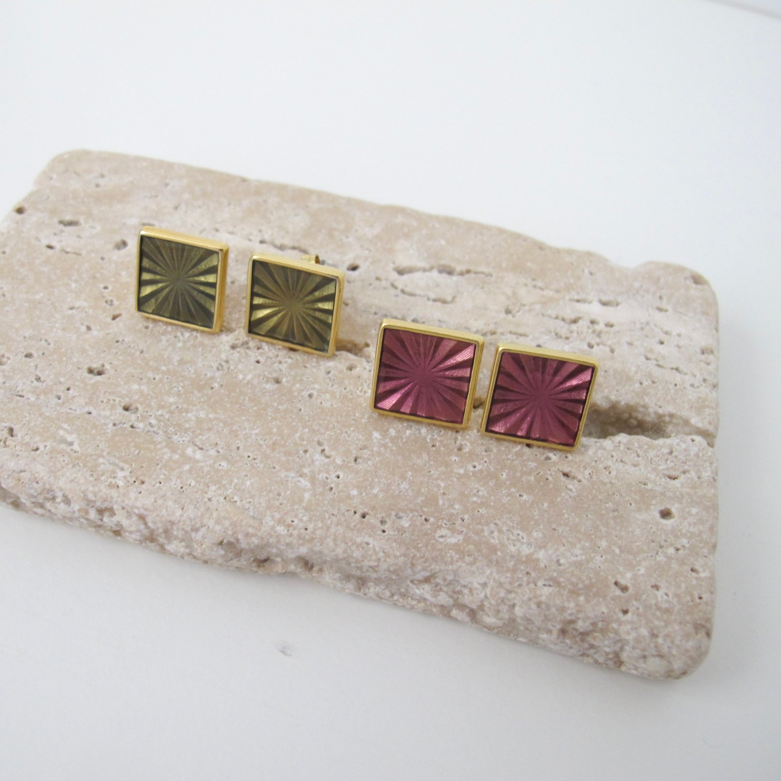 Mosaic Square Σκουλαρίκια